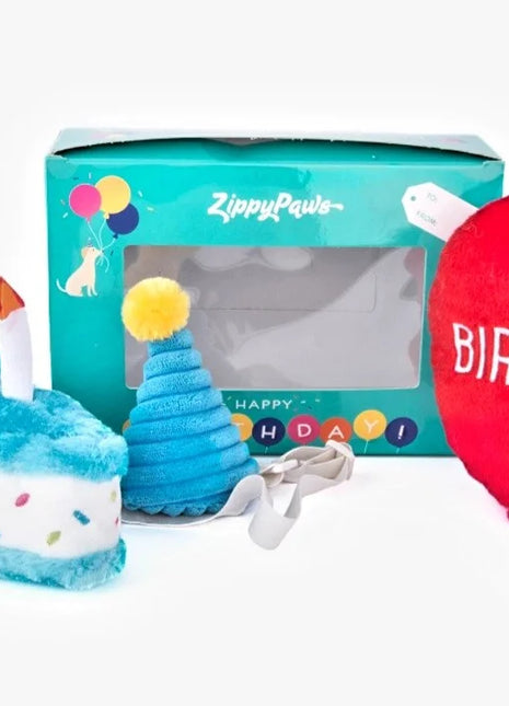 Birthday box blue