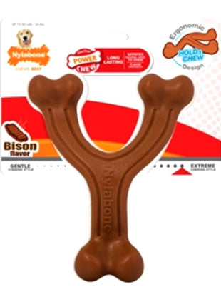 Nylabone Extreme Chew Wishbone Bison