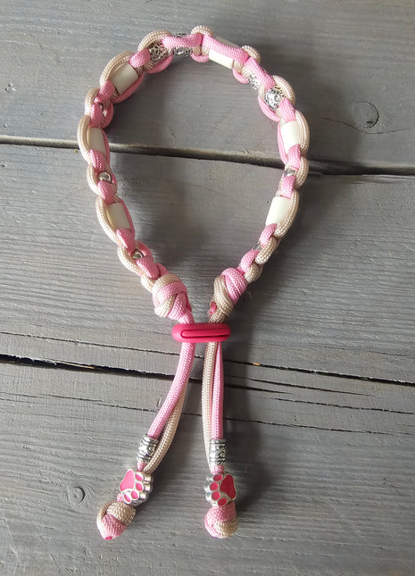 Paracord Anti-tekenband Sweet pink M