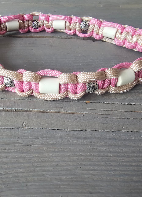 Paracord tekenband Sweet pink M+