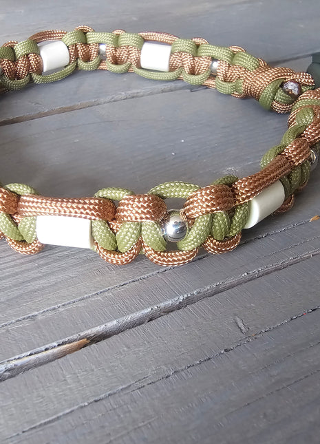 Paracord tekenband Olijf M+