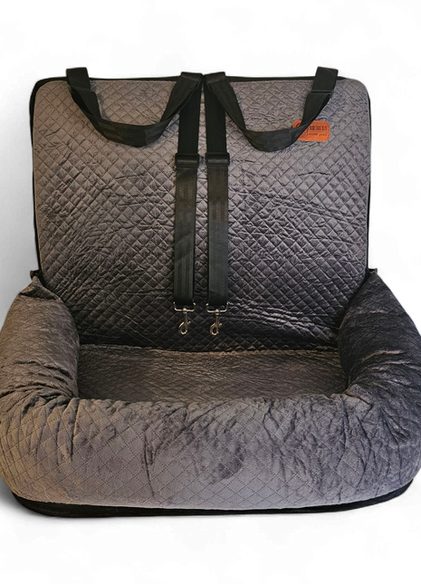 Luxe honden autostoel Grijs XL