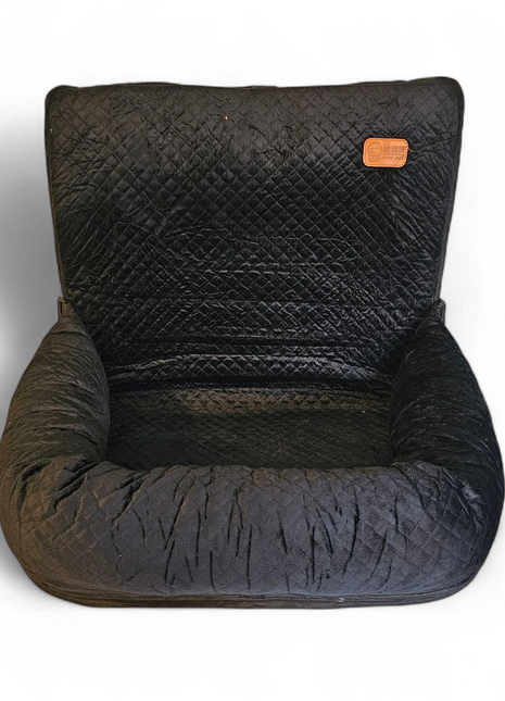 Luxe honden autostoel Zwart XL