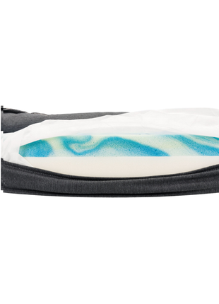 Trixie Vital Hondenmand Sofa Bendson Orthopedisch Ovaal Grijs 75 x 60cm