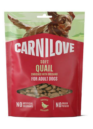 Carnilove Soft Snack Kwartel / Oregano