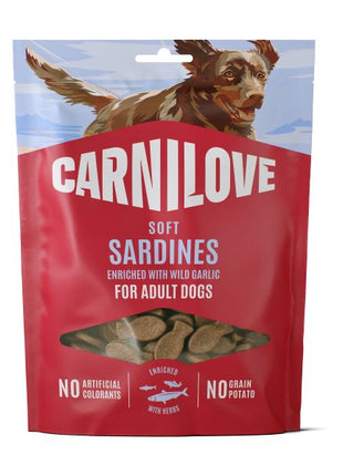 Carnilove Soft Snack Sardientjes / Wilde Knoflook