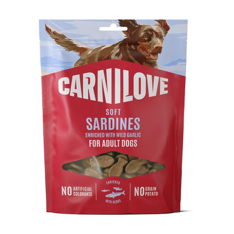 Carnilove Soft Snack Sardientjes / Wilde Knoflook