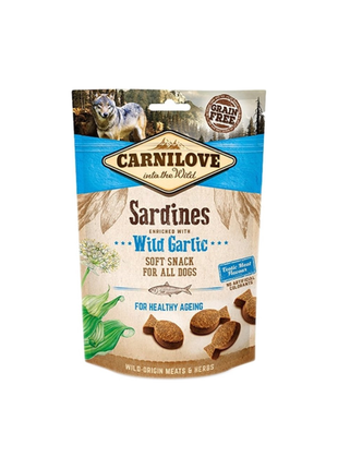 Carnilove Soft Snack Sardientjes / Wilde Knoflook