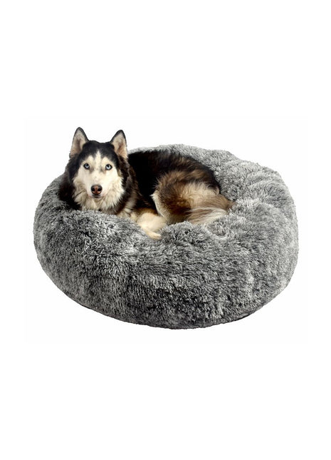 Croci Hondenmand Donut Bicolor Grijs 70X70X25 cm