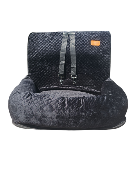 Luxe honden autostoel Zwart XL