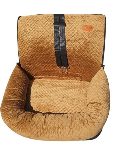 Luxe honden autostoel Coffee XL
