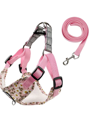 Instaptuigje voor pups Pink Flower