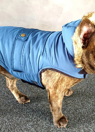 Sabi winterjas blauw