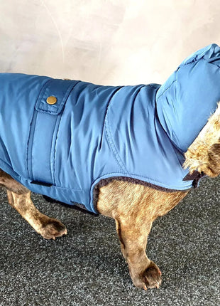 Sabi winterjas blauw