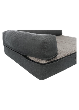 Trixie Vital Hondenmand Sofa Bendson Orthopedisch Grijs 80 x 60 cm