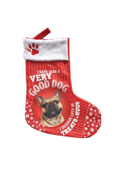 Plenty Gifts Kerstsok Franse Bulldog