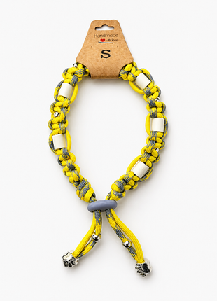 Paracord tekenband S Yellow 27-33 cm 1005