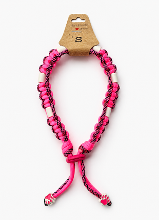 Paracord tekenband S Neon pink 29-35cm 1002